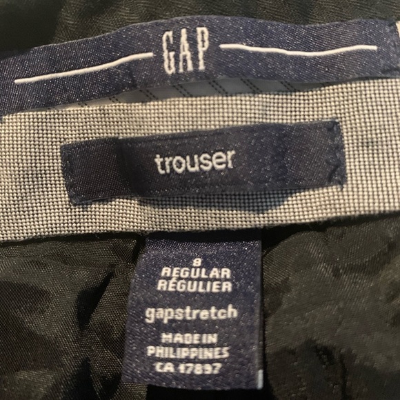 Gap Stretch Wool Cuffed Straight Wide Leg Dress Pants - Picture 7 of 7